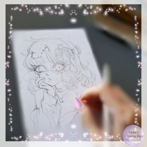 SOLD:   Framed Candy Girl Handmade Artwork - Picture 4 of 5